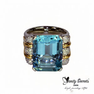Vanity Secrets London Ring Brazilian Aquamarine