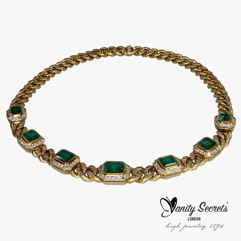 Vanity Secrets London Collier Colombian Emerald
