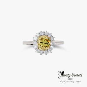 Vanity Secrets London Ring Yellow Diamond